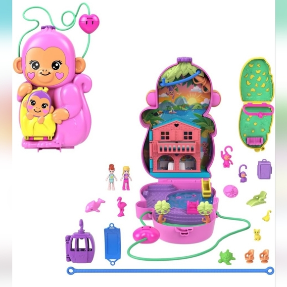 NWT Adventures in Rio Monkey & Baby Playset - Picture 11 of 11